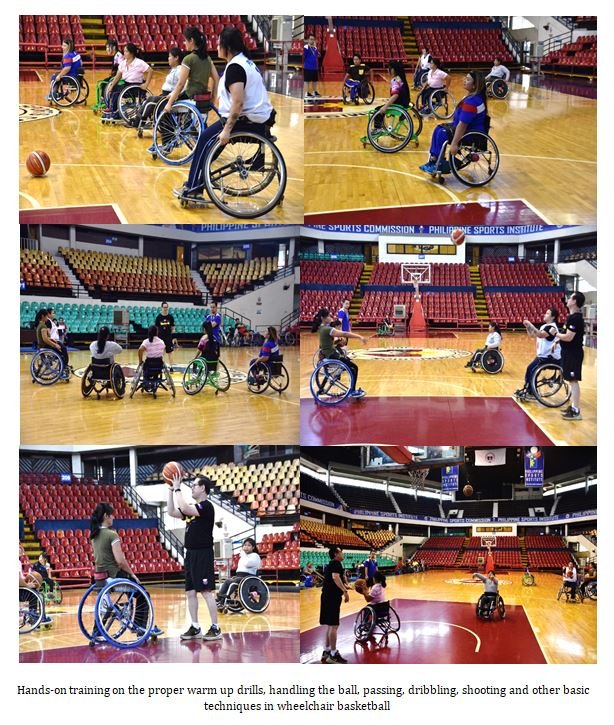  Hands-on training on the proper warm up drills, handling the ball, passing, dribbling, shooting and other basic techniques in wheelchair basketball