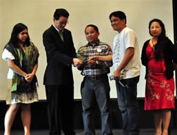 From Left: Ms. Meikah YbaÃ±ez-Delid, Mr. Edward Ling, NCDA TCD Asst. Chief Dandy Victa, MCCID Director Jojo Esposa Jr. and Philippine E-commerce Book author  Janette Toral
