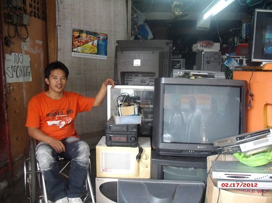 Mr. Jose Baliosan the owner of Baliosan Electronic Shop